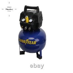 GOODYEAR 6 Gallon Portable Pancake Air Compressor with 2 Brad Nail Combo Kit