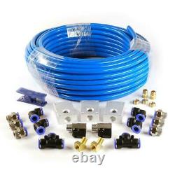 Garage Shop Compressed Air Line Kit Rapid Fit Complete System 100 ft. ½