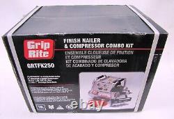 Grip Rite GR152CM 2 Gallon Compressor Combo Kit With GRTFN250 16G Finish nailer