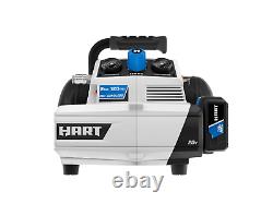 HART 20V 2 Gallon Compressor Kit Include 20V 4Ah Lithium-ion Battery&charge