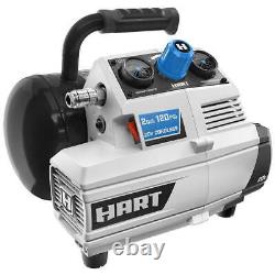 HART 20V 2 Gallon Compressor Kit Include 20V 4Ah Lithium-ion Battery&charge