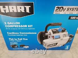 HART 20-Volt 2 Gallon Compressor Kit WITH 4Ah Lithium-ion Battery / Charger -NEW