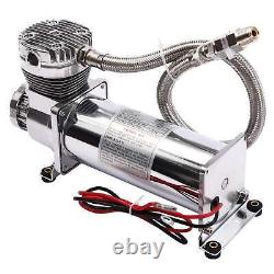 Heavy Duty Air Ride Suspension Compressor Kit, 12V, 200PSI, Portable