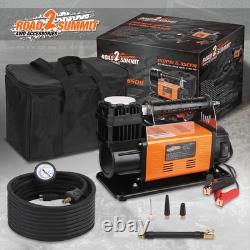 Heavy Duty Portable 12V Air Compressor Kit Inflate 6.35CFM (180L/ Min), Max 1