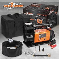 Heavy Duty Portable 12V Air Compressor Kit Inflate 6.35CFM (180L/ Min), Max 1