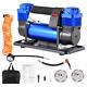 Heavy Duty Portable Air Compressor For Truck Rv Suv Atv Utv Tire Inflator 12v