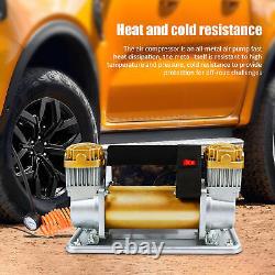 Heavy Duty Portable Air Compressor for Truck RV SUV ATV UTV Tire Inflator 12V