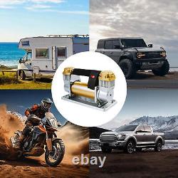 Heavy Duty Portable Air Compressor for Truck RV SUV ATV UTV Tire Inflator 12V