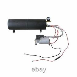 Heavy Duty TRAIN HORN Air Compressor and EXTENDED Tank Kit