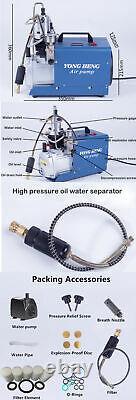 High Pressure Air Compressor Electric Air Gun Rifle PCP Pump Kits 4500PSI 30MPA