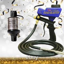 Holiday Kit Premium Sandblaster and AI303 Air Compressor Filter Bundle Pack