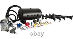 HornBlasters Conductor's Special 540 Loud Train Air Horn Kit with VIAIR Compressor