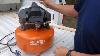 How To Set Up Ridgid 6 Gallon Pancake Portable Air Compressor