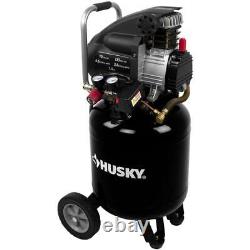 Husky Electric Air Compressor 10 Gal Portable Heavy Duty 1.5 HP Extra Value Kit