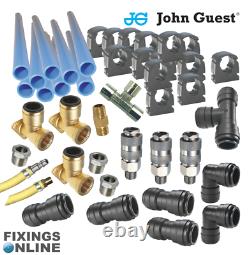 JG Workshop 15mm Pipe Air Line kit -9m Kit Includes Hi Flow (euro) Couplings