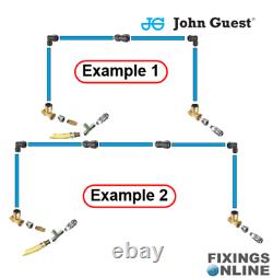 JG Workshop 15mm Pipe Air Line kit -9m Kit Includes Hi Flow (euro) Couplings