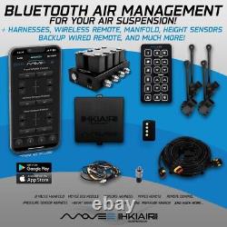 Kit 1 HKI Air Compressors + 1 Filter + Bluetooth + Aluminum Air Tank + Gauge