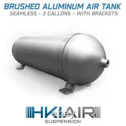 Kit 1 HKI Air Compressors + 1 Filter + Bluetooth + Aluminum Air Tank + Gauge