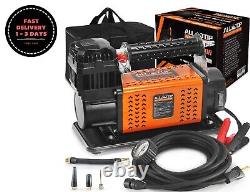 Kit de compresor de aire, inflador portátil de 12 V 6,35 CFM, compresor de aire