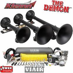 Kleinn 730 Air Horn The Demon Train Horn with VIAIR 480c 2.5G 200psi Kit 158 db