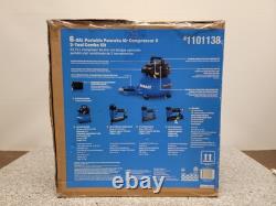 Kobalt 1101138 6-Gal Portable Pancake Air Compressor & 3-Tool Combo Kit