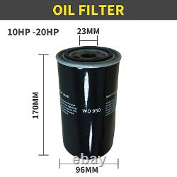 Maintenance Kit for 20HP Screw Air Compressor with Air Oil Filter Oil Separator