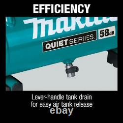 Makita Electric Air Compressor 1/2 HP Oil-Free 18-Gauge Brad Nailer Combo Kit