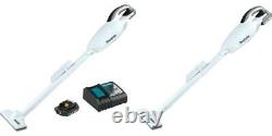 Makita XLC02RB1W 18V Compact Lithium-Ion Cordless Vacuum Kit with 2.0 Amp