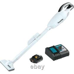 Makita XLC02RB1W 18V Compact Lithium-Ion Cordless Vacuum Kit with 2.0 Amp