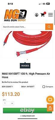 Max Hpstarterkit-hn120 Powerlite High Pressure Concrete Pinner Starter Kit Hn1