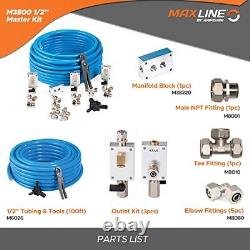 Maxline Pressured Leak-Proof Easy to Install Air Compressor Accessories Kit Pipi