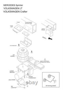 Mercedes Sprinter air suspension kit (NEWEST TECHNOLOGY) + Compressor 2006-2018