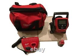 Milwaukee 2475-20 M12 Cordless Compact Tire Inflator 1.5 Battery Charger Bag kit