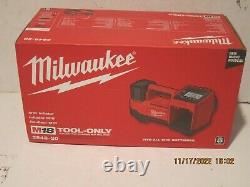 Milwaukee 2848-20 M18 Cordless Compact Tire Inflator (Tool Only) NISB FREE SHIP