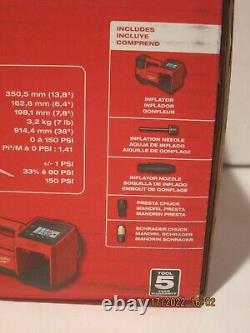 Milwaukee 2848-20 M18 Cordless Compact Tire Inflator (Tool Only) NISB FREE SHIP