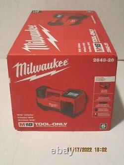 Milwaukee 2848-20 M18 Cordless Compact Tire Inflator (Tool Only) NISB FREE SHIP