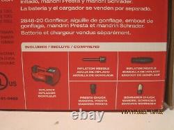 Milwaukee 2848-20 M18 Cordless Compact Tire Inflator (Tool Only) NISB FREE SHIP