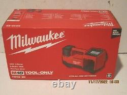 Milwaukee 2848-20 M18 Cordless Compact Tire Inflator (Tool Only) NISB FREE SHIP