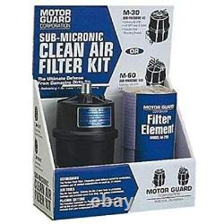 Motor Guard M-100 Sub-Micronic Clean Air Filter Kit, 1/2 in NPT, 100 cfm