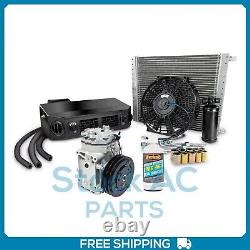 NEW A/C UNIVERSAL KIT UNDERDASH COMPLETE AIR CONDITIONER With YORK COMPRESSOR 12V