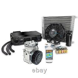 NEW A/C UNIVERSAL KIT UNDERDASH COMPLETE AIR CONDITIONER With YORK COMPRESSOR 12V