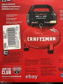 NEW Craftsman CMCC2520M1 V20 Cordless Brushless 2.5 Gallon Air Compressor Kit