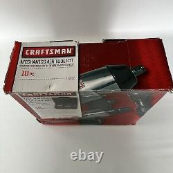 NEW Craftsman Mechanics Air Tool Kit 10 Pieces Including Case