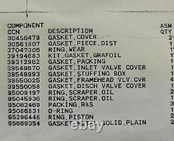 NEW Genuine Ingersoll Rand 37178100 Air Compressor Gasket Kit Not Complete