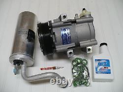 New A/C AC Compressor Kit For 2002-2007 F-250 F-350 Super Duty (5.4L / 6.8L)