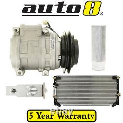 New Air Con AC Compressor Kit for Toyota Landcruiser HZJ80R 4.2L Diesel 1HZ