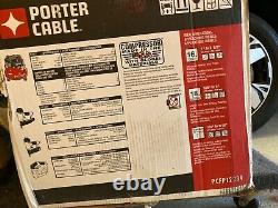 New In Box Porter-Cable Air Compressor PCFP12234 3-Tool Nailer Combo Kit Red