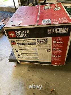 New In Box Porter-Cable Air Compressor PCFP12234 3-Tool Nailer Combo Kit Red