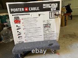 New In Box Porter-Cable Air Compressor PCFP12234 3-Tool Nailer Combo Kit Red