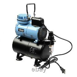 New Master Airbrush Air Compressor System Kit with 0.2/0.3/0.35/0.8mm Airbrushes